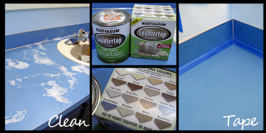 How to paint your Laminate Countertop