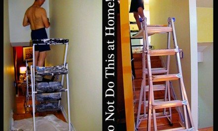Painting High Areas Requires Proper Equipment, Usually