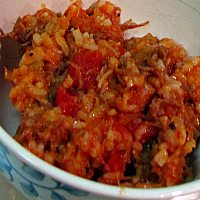 OAMC Spanish Rice with Shredded Beef and Cheese Recipe