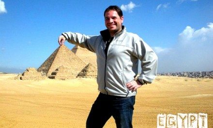 Photo of the Day: Goofing at the Pyramids at Giza – Cairo, Egypt