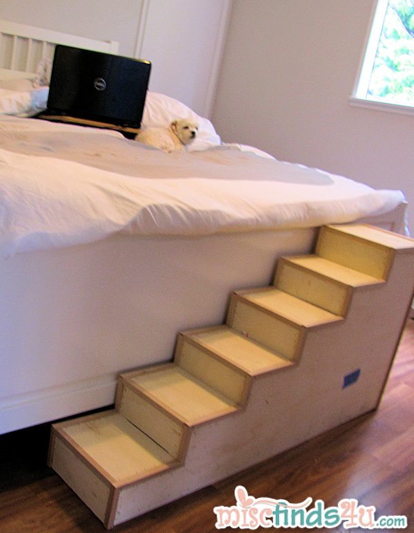 Diy Pet Stairs Simple Steps You Can Make Yourself - Diy Dog Ramp For Bed With Storage