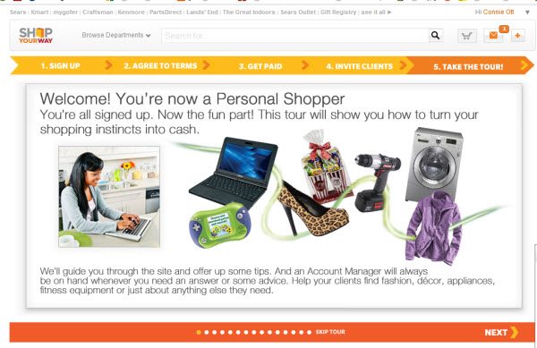 ShopYourWay Personal Shopper –  Earn Money By Helping Others Shop