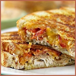 Chicken and Bacon Panini with Spicy Chipotle Mayo by eat-drink-love.com