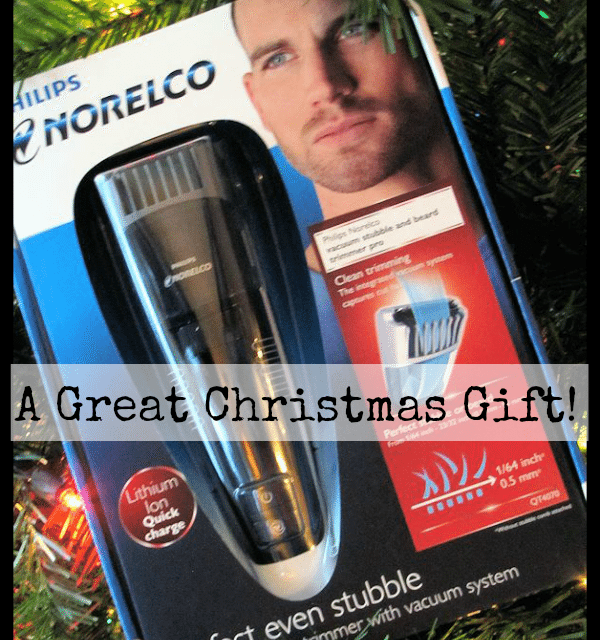 Gift Suggestions for Men: Phlips Norelco Vacuum Stubble and Beard Trimmer
