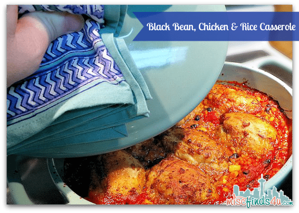 Chicken Recipe: Black Bean and Rice Casserole