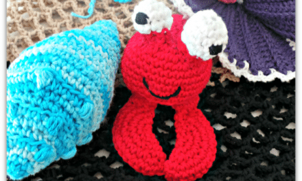 Free Crochet Patterns: Beach Bag, Crab and Shell Amigurumi