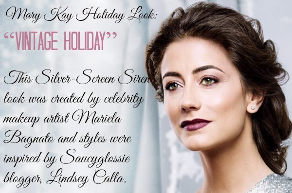 Holiday Makeup Looks - Mary Kay Holiday Look - Vintage Holiday - Ad