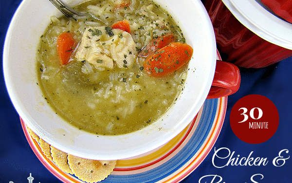 30-Minute Chicken and Rice Soup Recipe