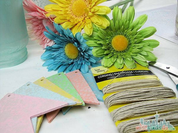Easy Easter Crafts: Wooden Pennant Banner