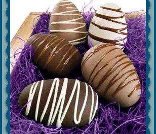 Easy Easter Craft: Painted Chocolate Eggs