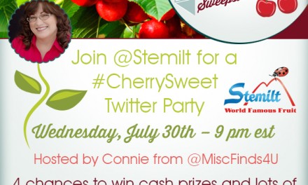 Stemilt #CherrySweet Twitter Party 7/30/14