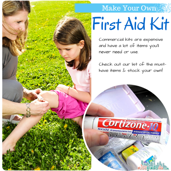 First Aid Kit - Make Your Own  #MC #Cortizone10 sponsored