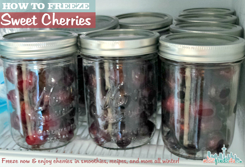 How to Freeze Sweet Cherries