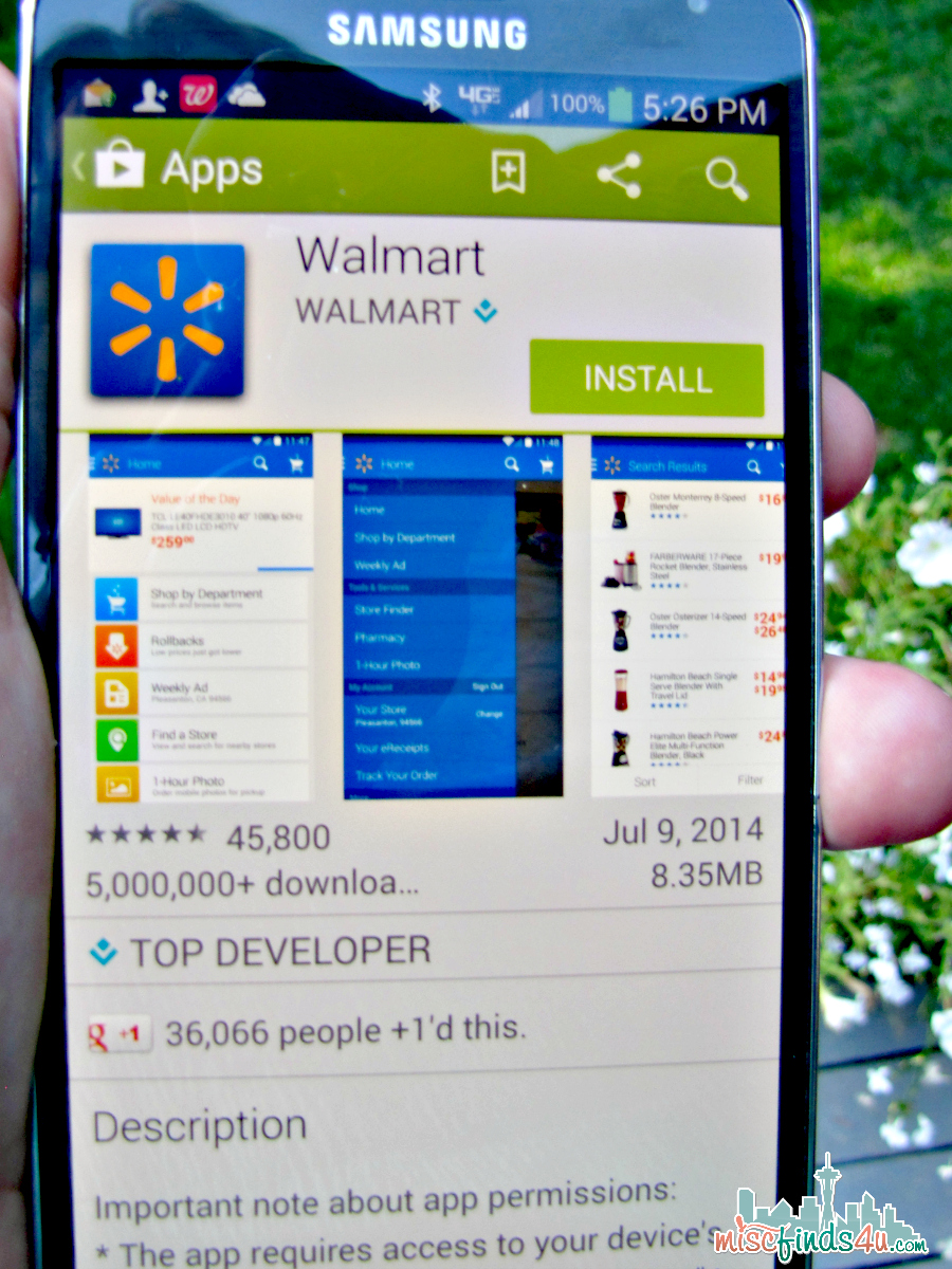 Walmart Smartphone App Install -ad