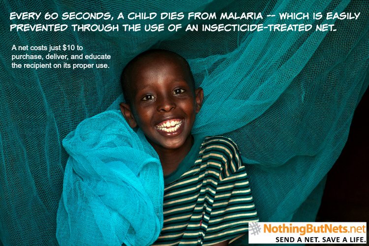 Nothing But Nets – Donate $10 to Save a Life @nothingbutnets