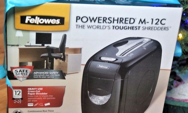 Fellowes Powershred M-12C: A Gift They’ll Use All Year
