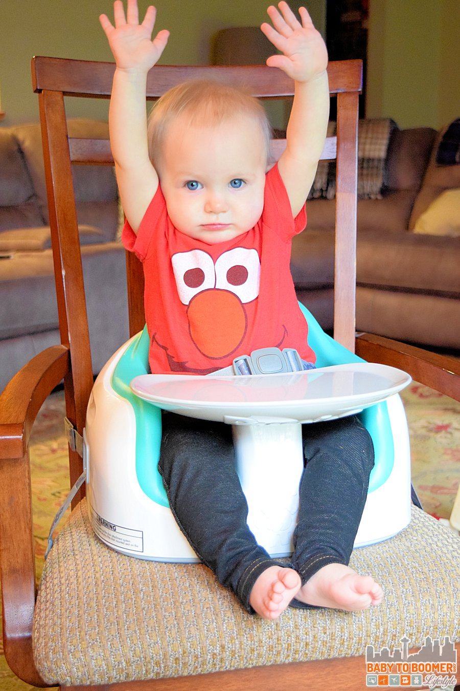 bumbo seat with tray target