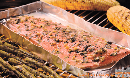 Grilled Alaskan Sockeye Salmon with Garlic and Herbs Recipe