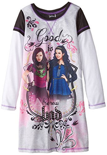 Disney Descendants Girls' Good and Bad Layered Sleeve Nightgown