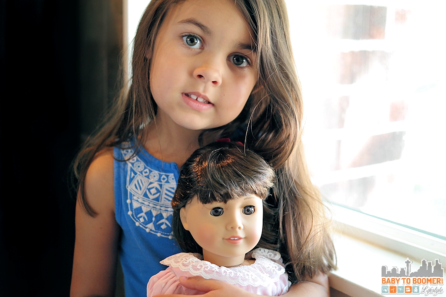 American Girl Doll Samantha with her new best friend , Jayda Photo - American Girl Doll Samantha Parkington - A Girls Best Friend @american_girl #ad