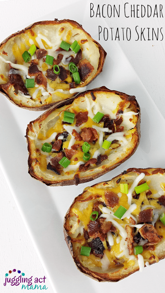 Super Bowl Appetizer Recipe: Bacon Cheddar Potato Skins