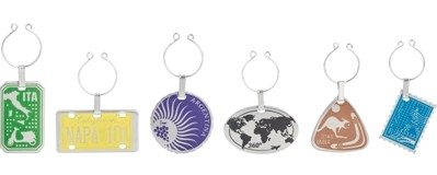 International Wine Charms - featuring the 5 best wine regions in the world - ad 