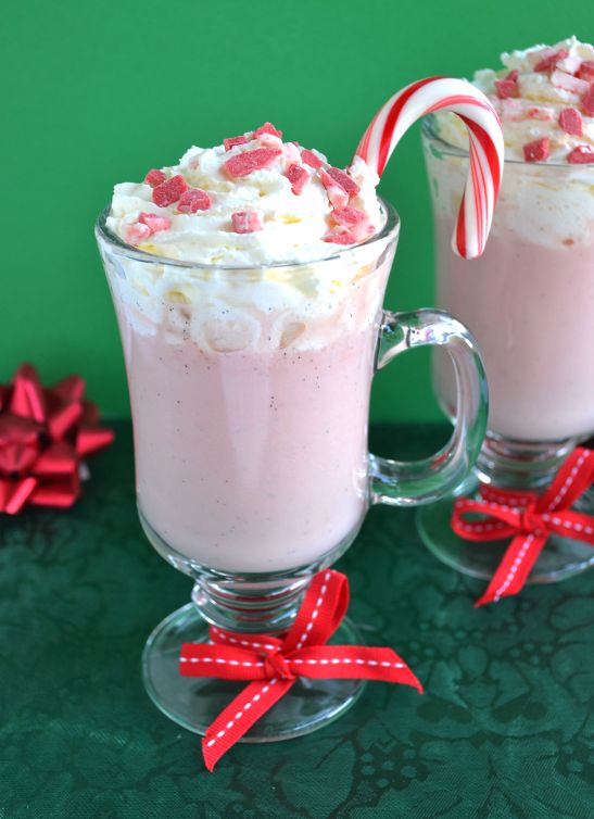 Candy Cane White Coconut Hot Cocoa