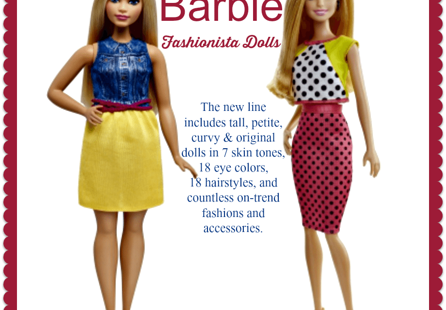 NEW Barbie Evolution Fashionista Curvy Doll Pink & Black Stripe Skirt ~ Clothing