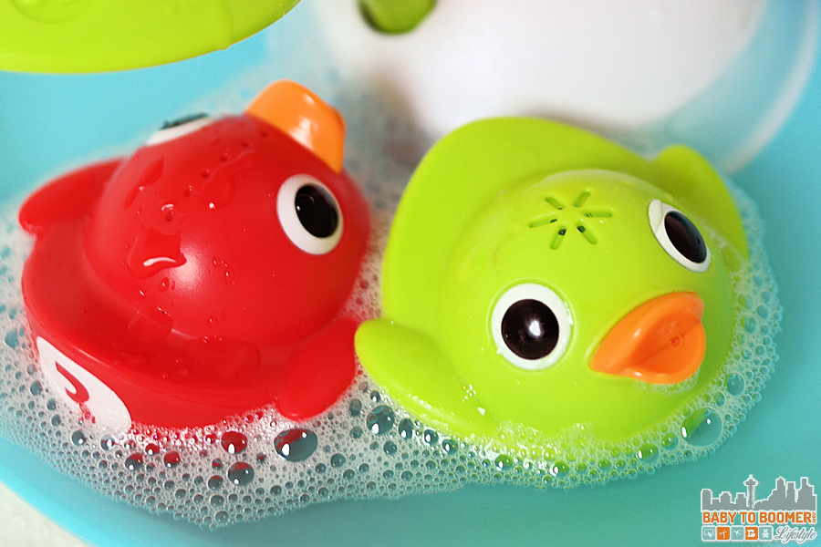 Yookidoo Musical Duck Race Toy - Unique Spray Patterns ad