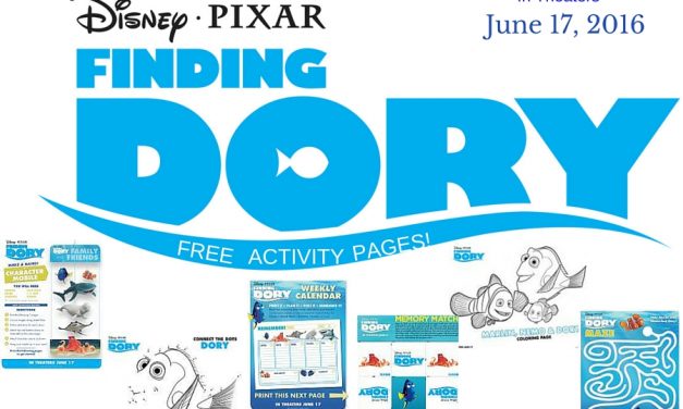 Disney’s FINDING DORY Free Downloadable Activity Kit #FindingDory  #HaveYouSeenHer