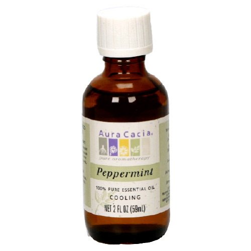 Aura Cacia - 100% Pure Essential Oil Peppermint -- 2 fl oz Peppermint is another on my must-have list. I put in my diffuser by itself or in a room spray and spritz my pillow before sleeping. It's also a classic ingredient in DIY skin care and homemade cleaning products. Pure heaven.