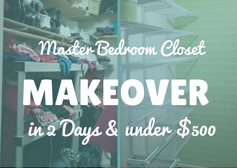 Master Bedroom Closet Makeover: A Modern Update in 2 days