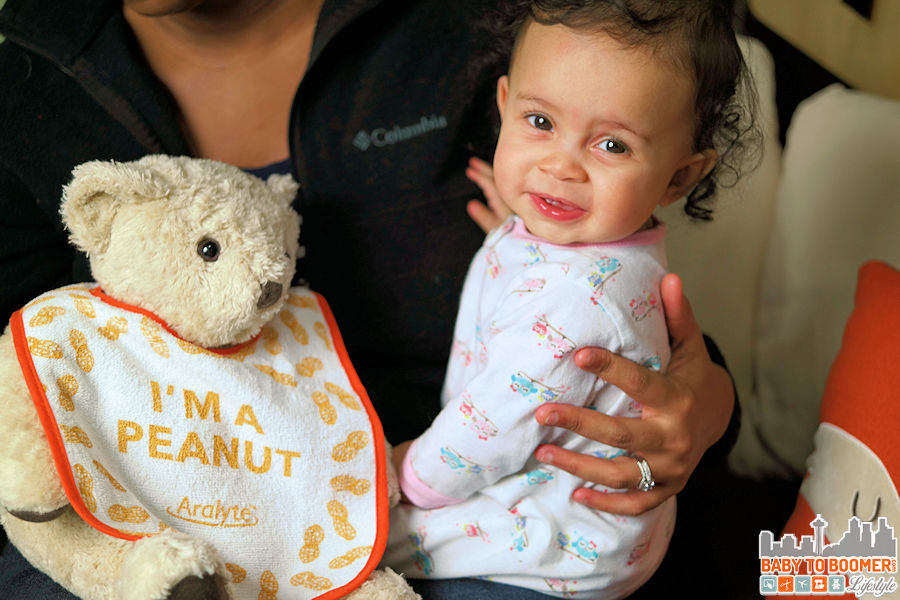 Our Ame - 8 months Old - Early Peanut Exposure Found to Prevent Allergies in New Study #peanutallergy #earlyintroduction #ad 