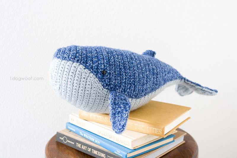 Humpback Whale Amigurumi Pattern by 1dogwoof.com - Free Crochet Pattern