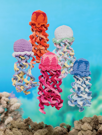 Jellyfish  - Bathtime-Buddies - 20 Crochet Animals from the Sea