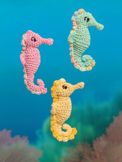 Seahorse - Bathtime-Buddies - 20 Crochet Animals from the Sea