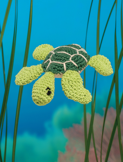 Sea Turtle - Bathtime-Buddies - 20 Crochet Animals from the Sea