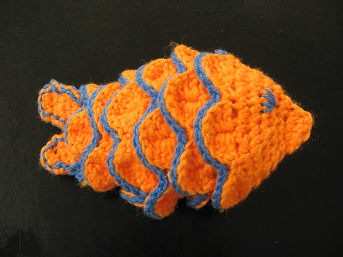 Fish (Croco Scaled Fish) by Aleta Sullivan - free crochet pattern