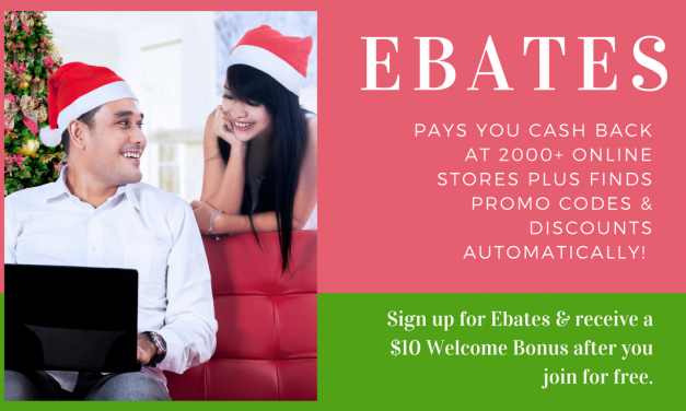 Ebates Pays You CASH BACK at 2000+ Online Stores PLUS Finds Promo Codes & Discounts Automatically!
